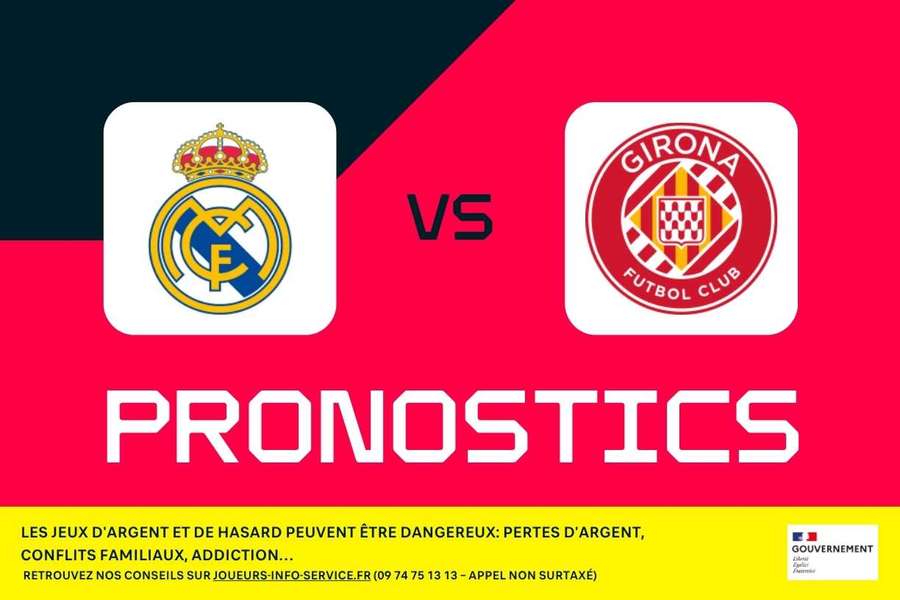 Real Madrid - Girona : Pronostics, meilleurs paris et cotes (LaLiga)