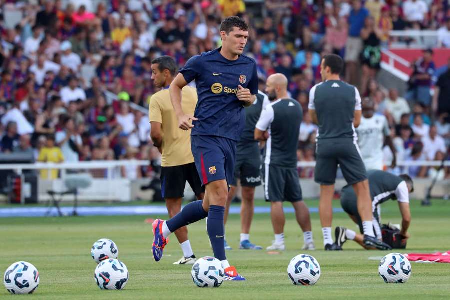 Christensen se entrena con el Barcelona