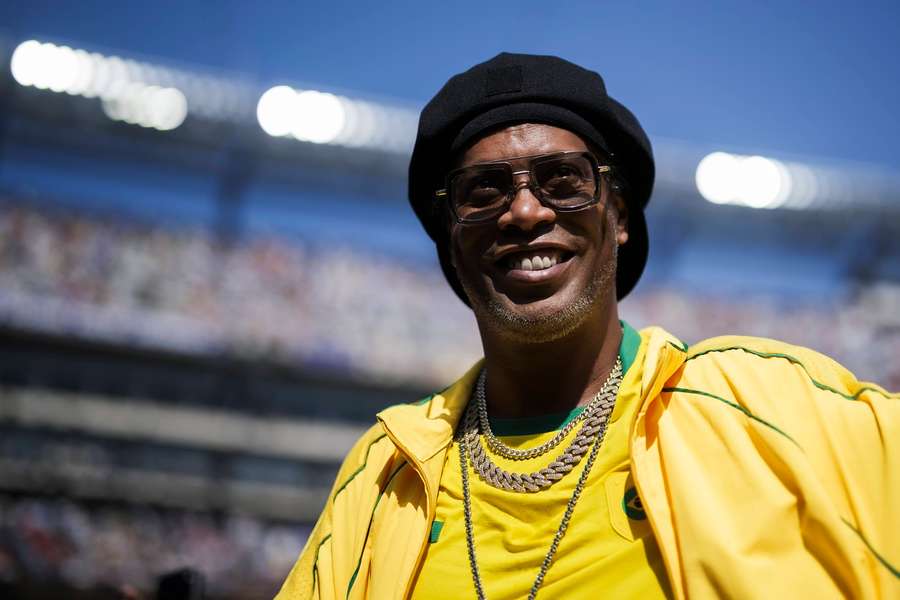 Ronaldinho during the World Cup final.