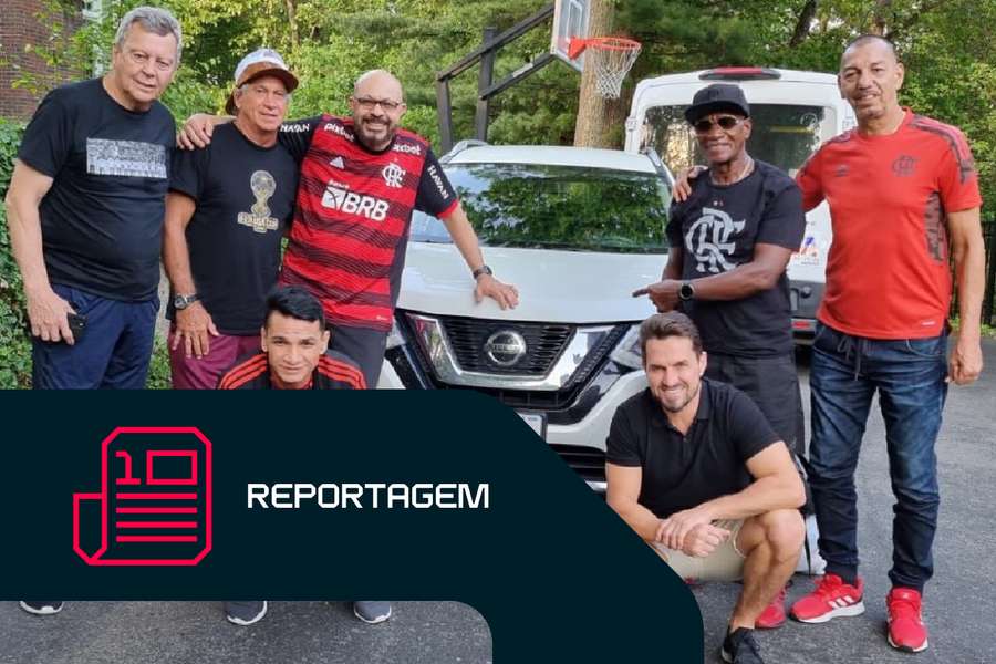 FLA USA New England num dos encontros organizados em Massachusetts com Mozer, antigo central do Benfica