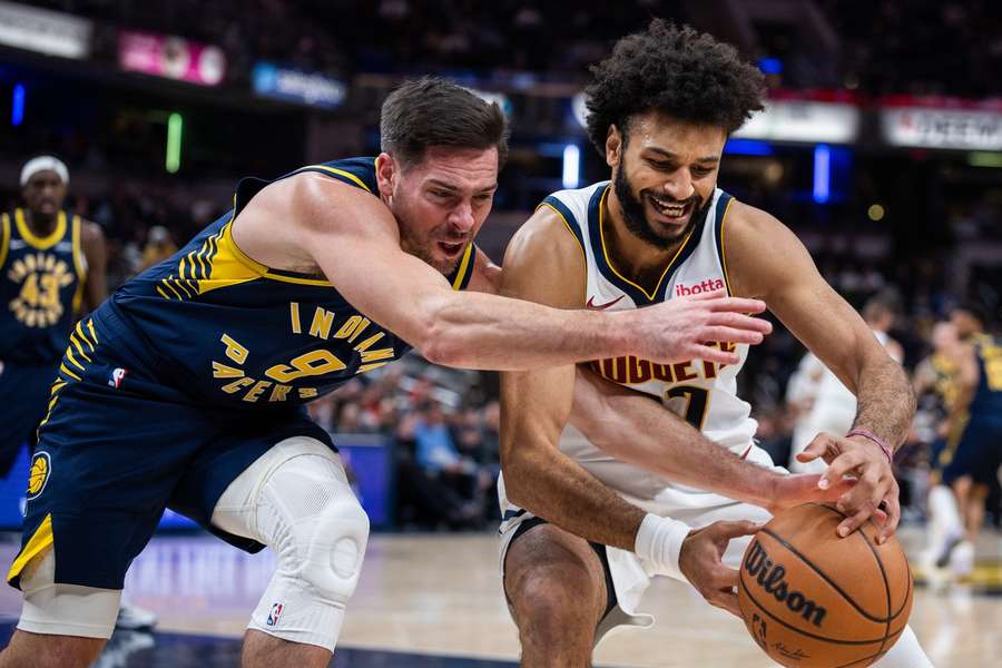 Jamal Murray în meciul cu Indiana Pacers Jamal Murray în meciul cu Indiana Pacers