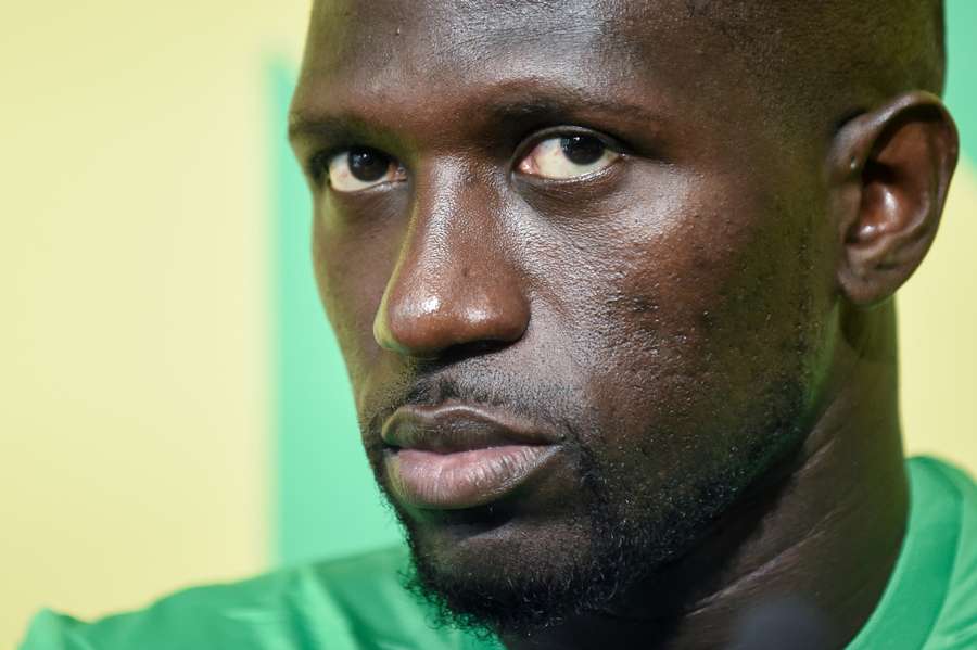 Moussa Sissoko, le jour de sa présentation en tant que joueur du FC Nantes. 