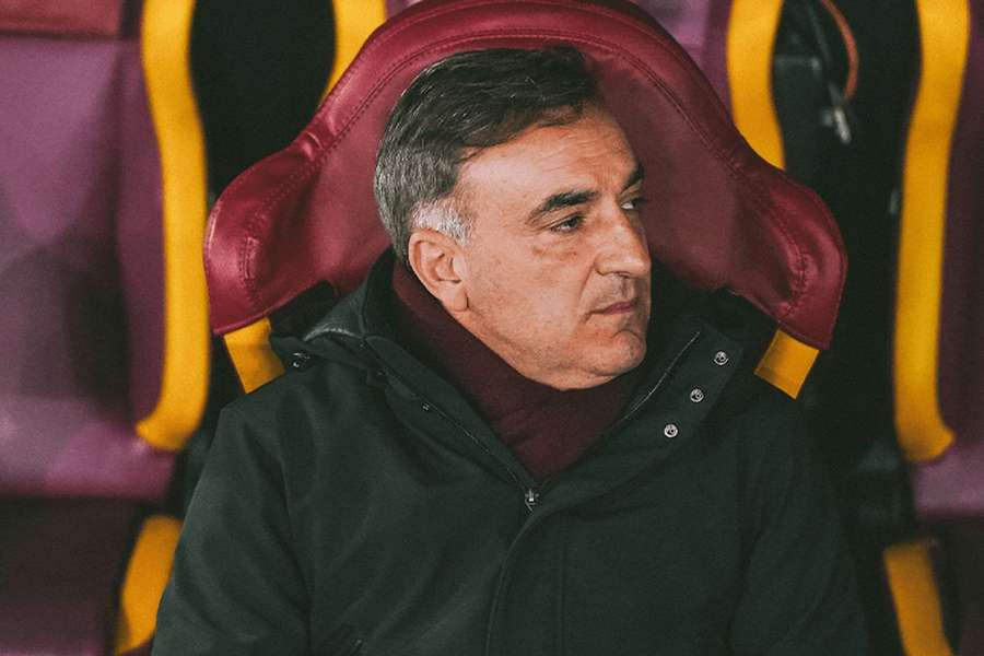 Carlos Carvalhal no banco do SC Braga