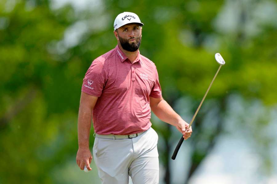 Jon Rahm shot seven over for the PGA Championship at Oak Hill