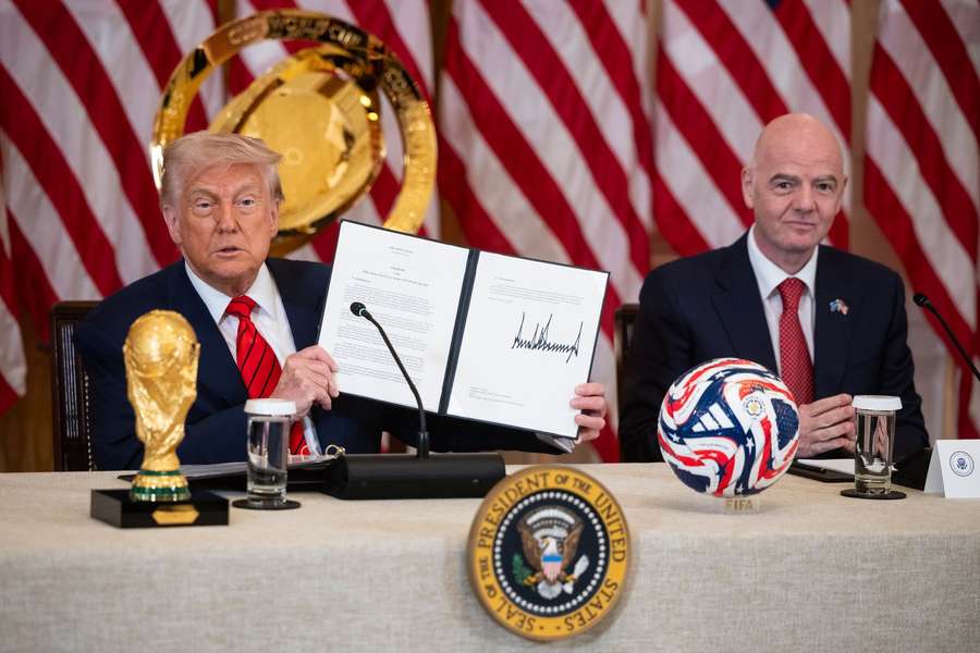 President Trump suggests "World Cup can be incentive for Russia to end war"