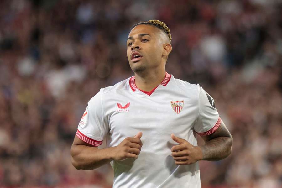 Mariano Díaz, con el Sevilla