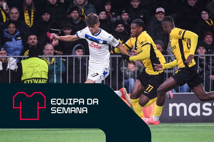 Charles De Ketelaere, do Atalanta, na partida contra o Young Boys