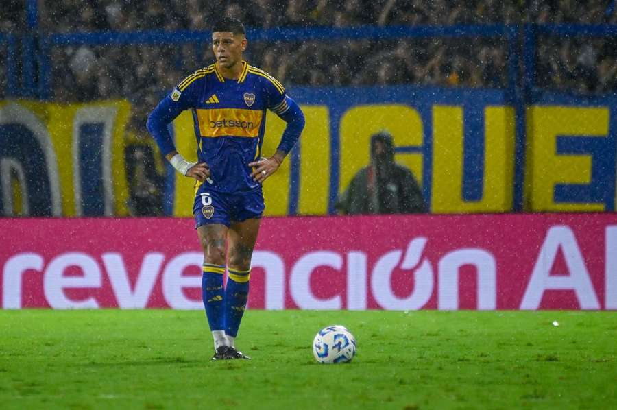 Marcos Rojo, central de Boca Juniors 