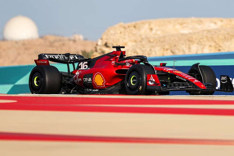 La nuova Ferrari in Bahrain per i test