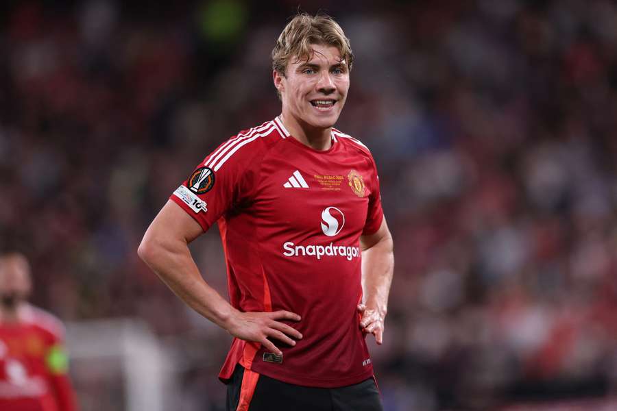 Rasmus Hojlund joined Napoli on loan from Man Utd until the end of the season