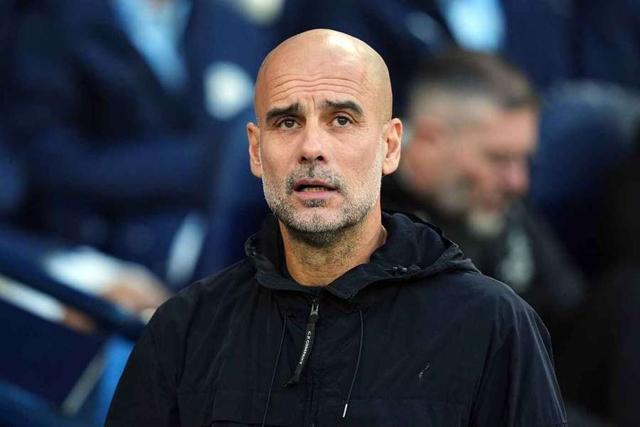 Trenér Manchesteru City Pep Guardiola