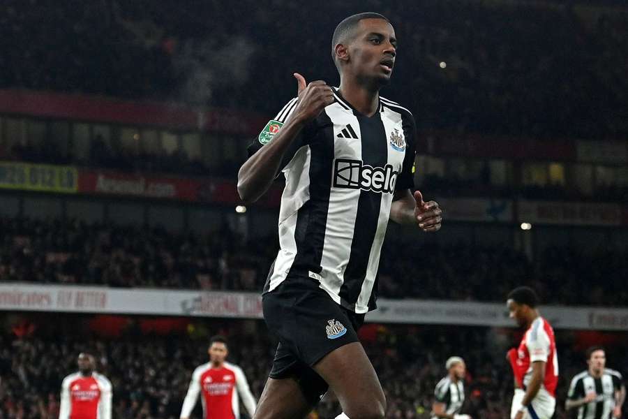 Alexander Isak, avançado do Newcastle