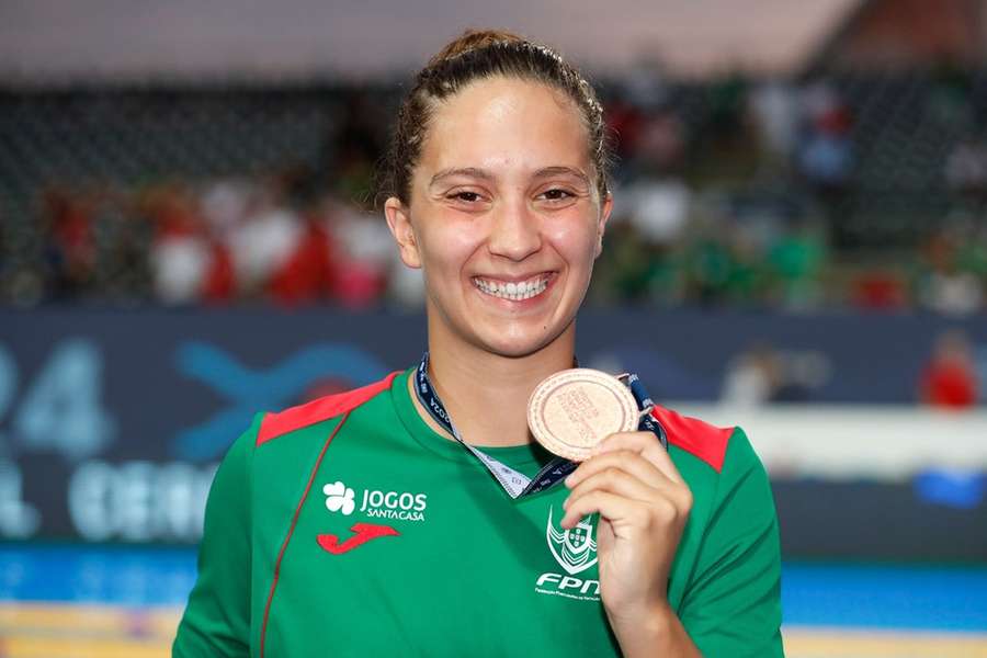Francisca Martins foi terceira classificada na final dos 800 metros livres Francisca Martins foi terceira classificada na final dos 800 metros livres