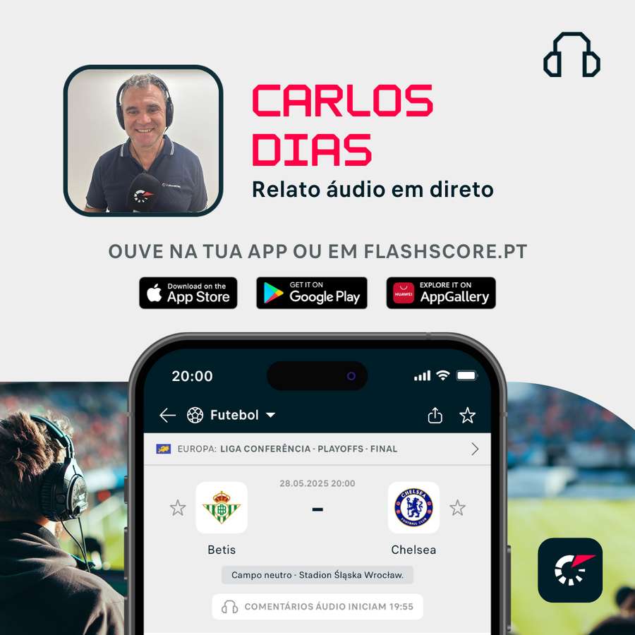 Ouça o relato no site ou na app