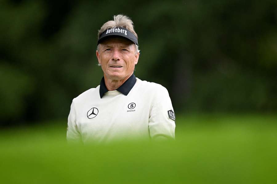 Bernhard Langer bei den 35. BMW Open in München-Eichenried.