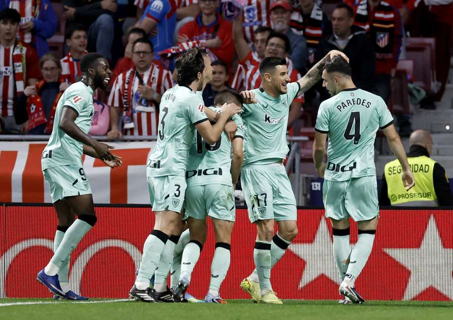 Athletic Club celebrate opening goal