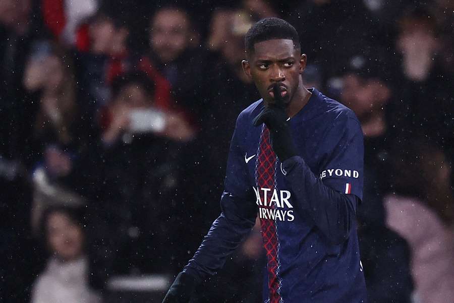 PSG's Ousmane Dembele netted his fourth and fifth goals of the league campaign in the win over Lille