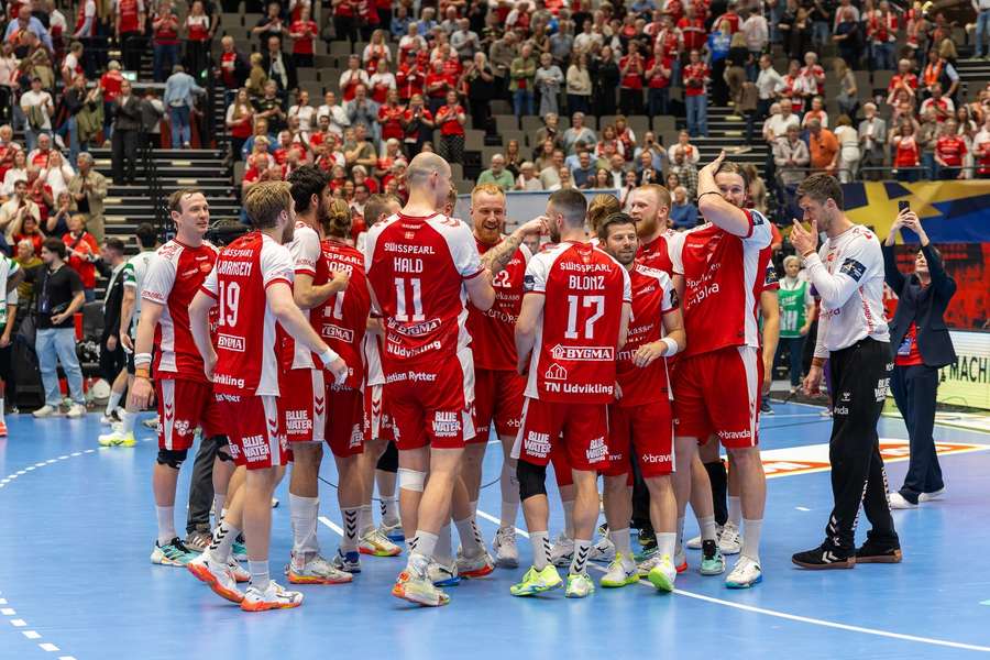 Aalborg Handball were totally superior against Mors-Thy Aalborg Handball were totally superior against Mors-Thy