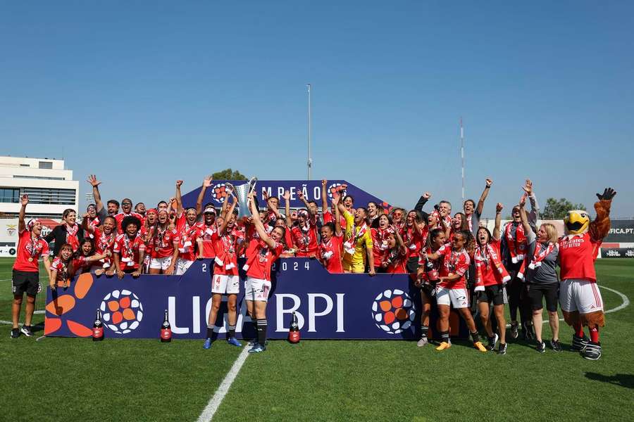 Benfica alcançou o tetracampeonato