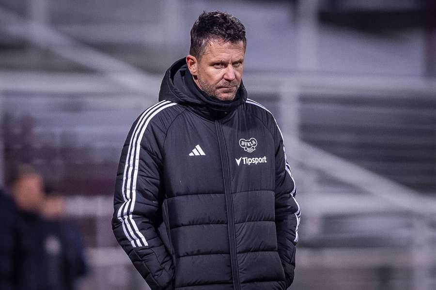 Trenér pražské Dukly David Holoubek
