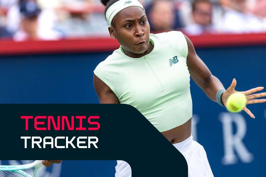 Coco Gauff was back in action in Montreal on Thursday