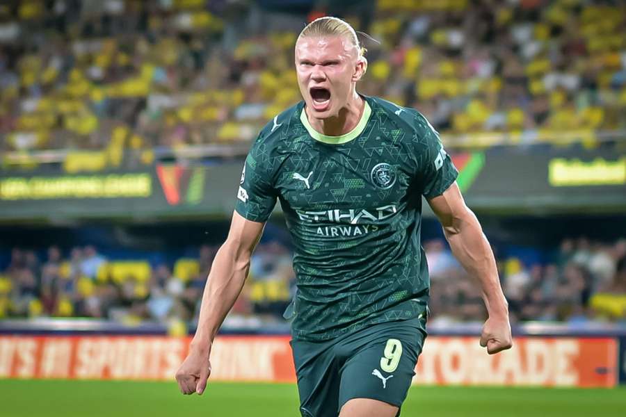 Haaland abriu o placar em Villarreal x Manchester City