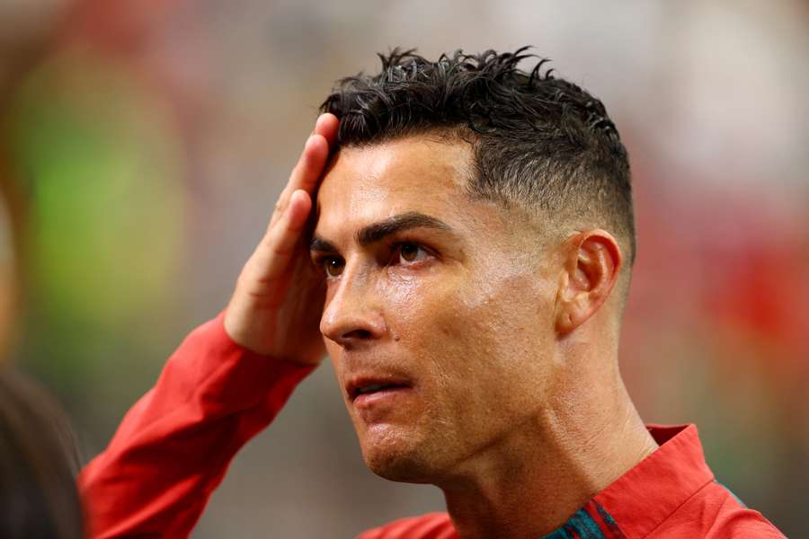 Cristiano Ronaldo em ação por Portugal