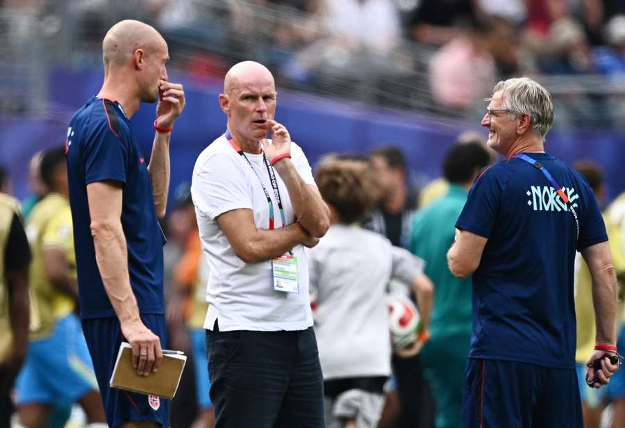 Norway coach Stale Solbakken Norway coach Stale Solbakken