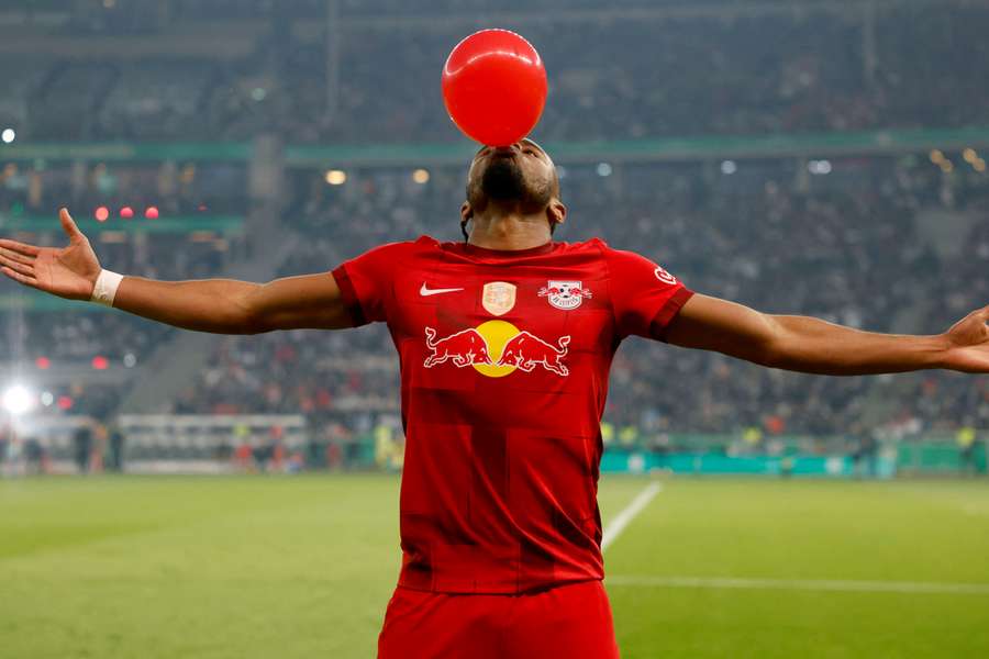 Christopher Nkunku scorede og assisterede for RB Leipzig i DFB Pokal-succesen.