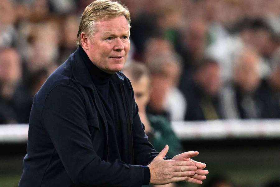 Ronald Koeman pe linia de tușă