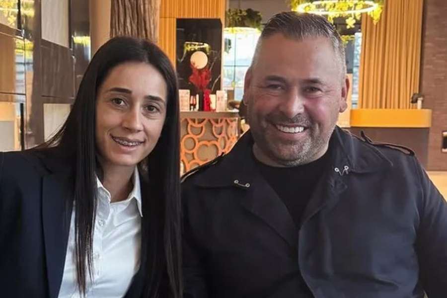 João Marques ao lado de Daniela Lopes