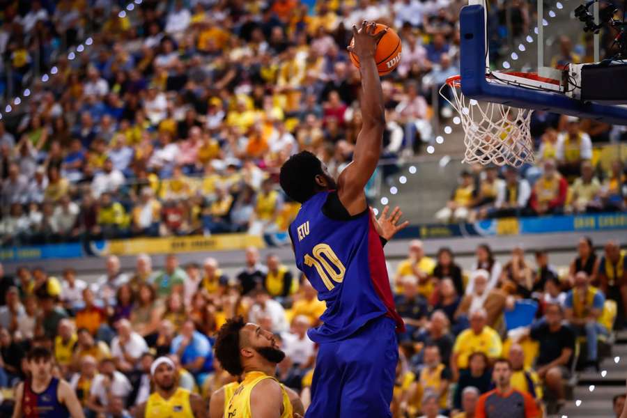 Metu, de lo mejor del Barça en Gran Canaria