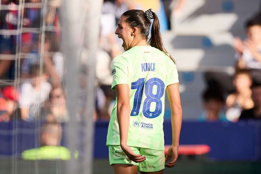 Kika Nazareth estreou-se a marcar pelo Barcelona