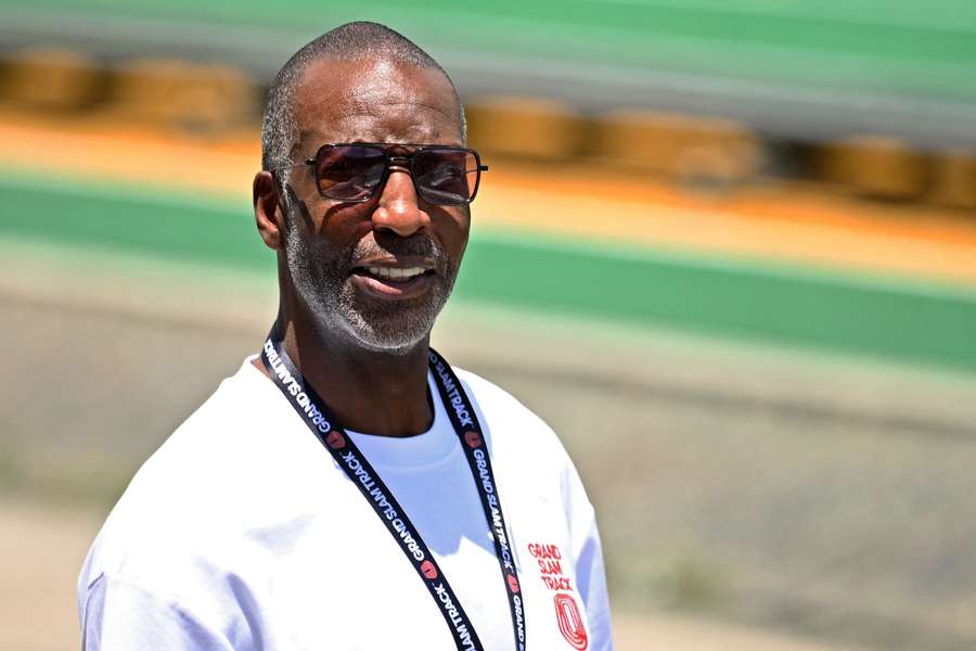 Michael Johnson à Kingston jeudi.