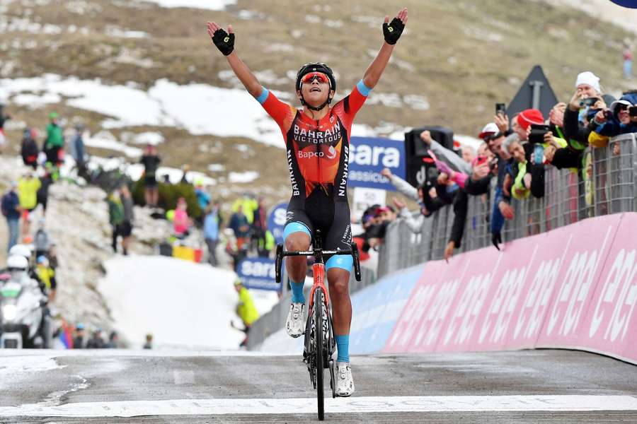 Santiago Buitrago vandt fredag for anden gang i karrieren en Giro d'Italia etape.