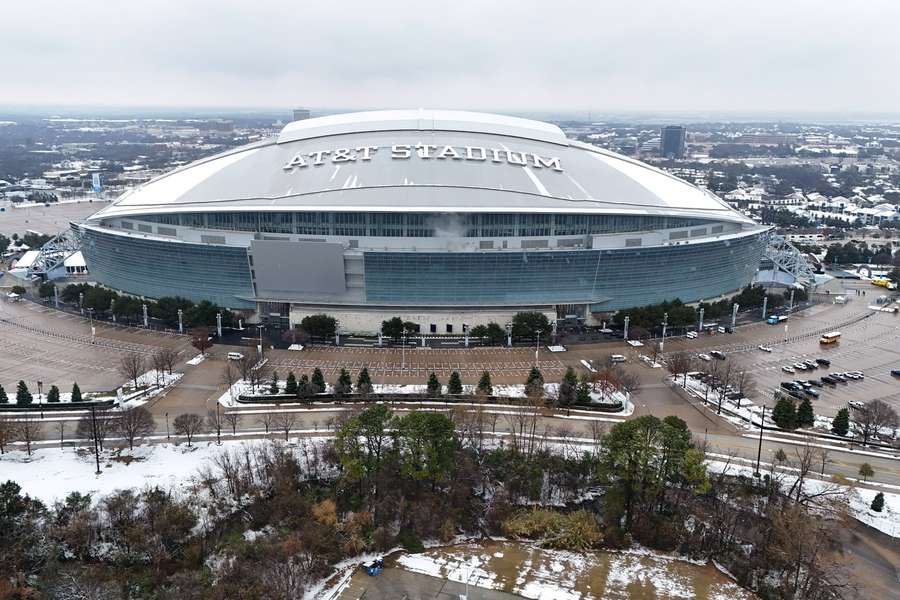 Das AT&T-Stadion von außen Das AT&T-Stadion von außen