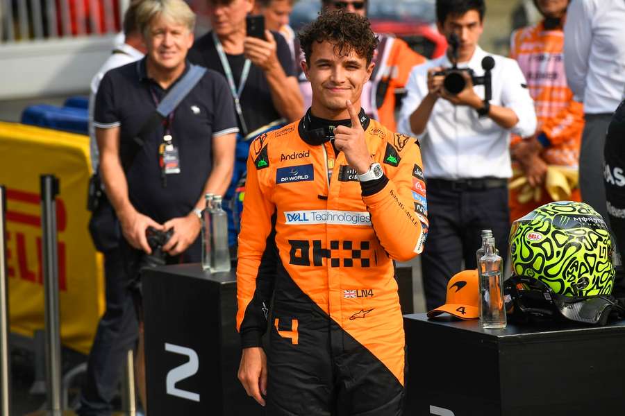 Lando Norris geht beim Großen Preis von Italien als Favorit an den Start.