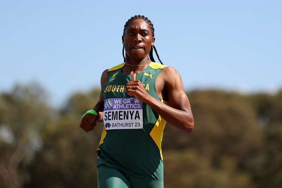 Semenya has been barred from competing in 800m races