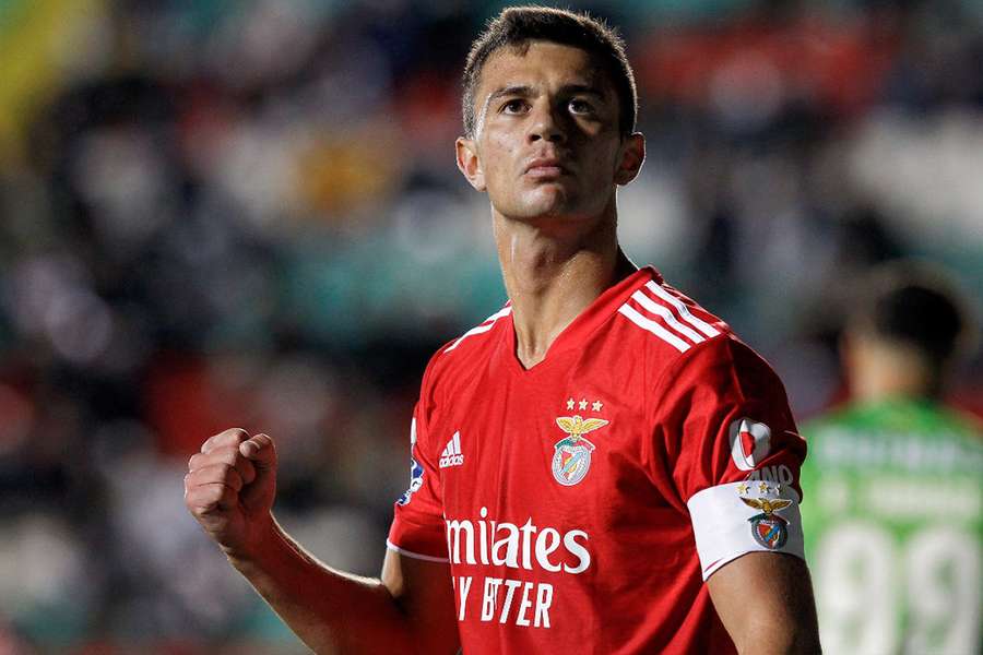 Henrique Araújo soma 14 jogos e dois golos pelo Benfica esta época