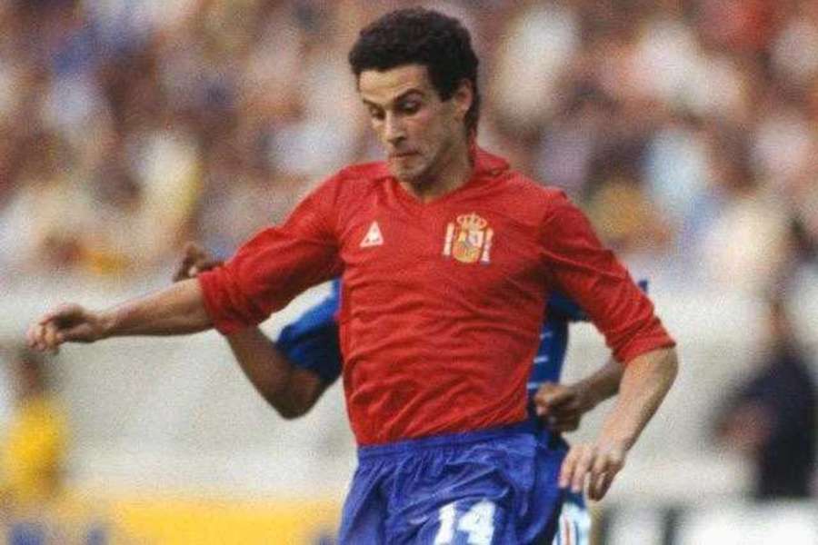 Julio Alberto, con la selección española Julio Alberto, con la selección española