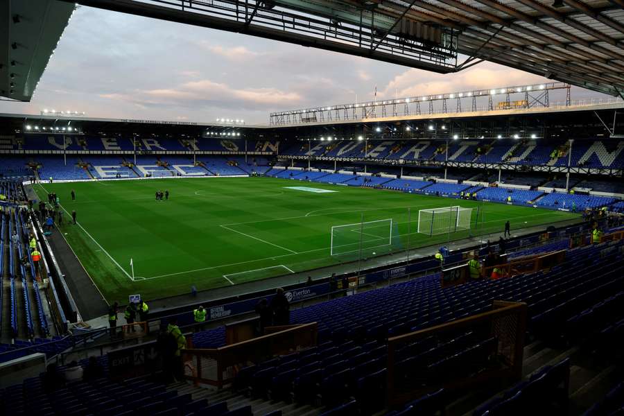 View of Everton's current stadium Goodison Park