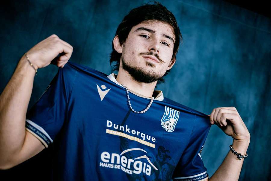 Alexi Pitu în tricoul Dunkerque