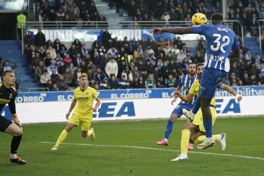 Samu Omorodion marcó un gran gol de cabeza.