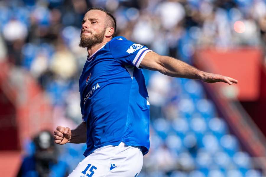 Útočník Baníku Václav Jurečka nastřílel Zlínu hattrick.