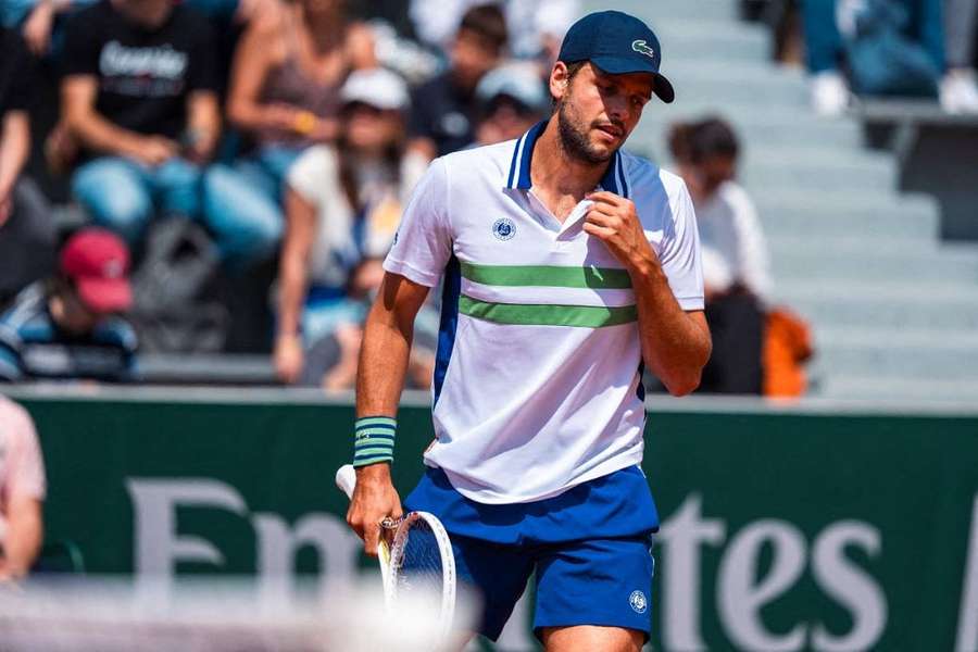 Grégoire Barrère ce mardi à Roland-Garros.