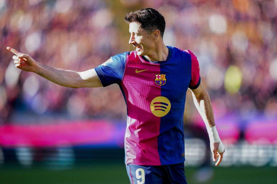 Lewandowski, el máximo goleador del Barcelona