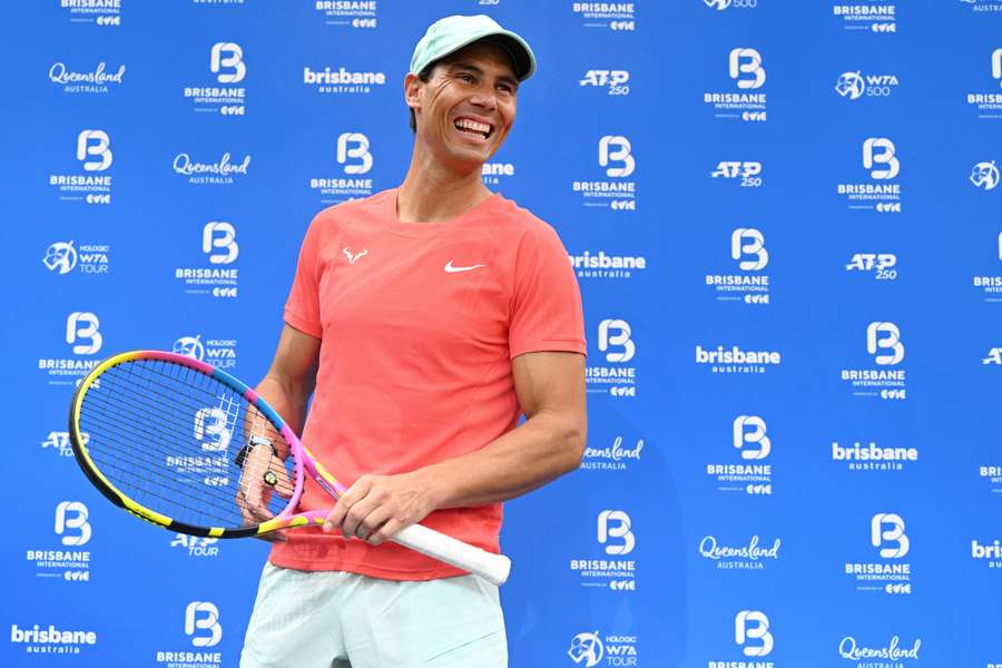 Rafael Nadal wil bij zijn rentree nog niet gelijk denken aan het winnen van toernooien
