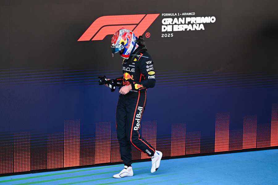 Max Verstappen à Barcelone.