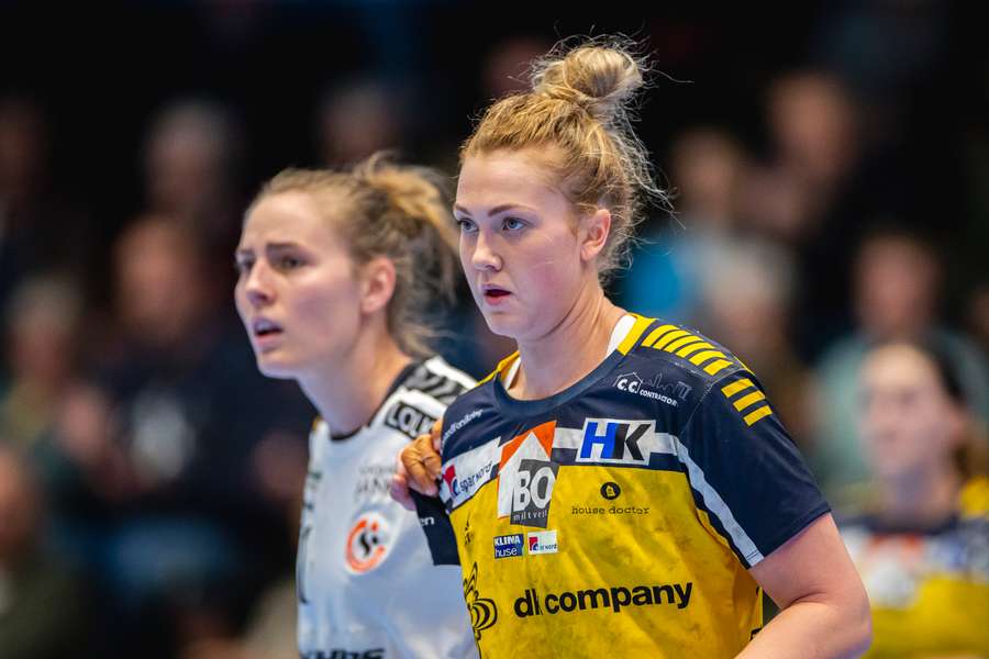 Ingvild Bakkerud var en af kampens centrale spillere for Ikast