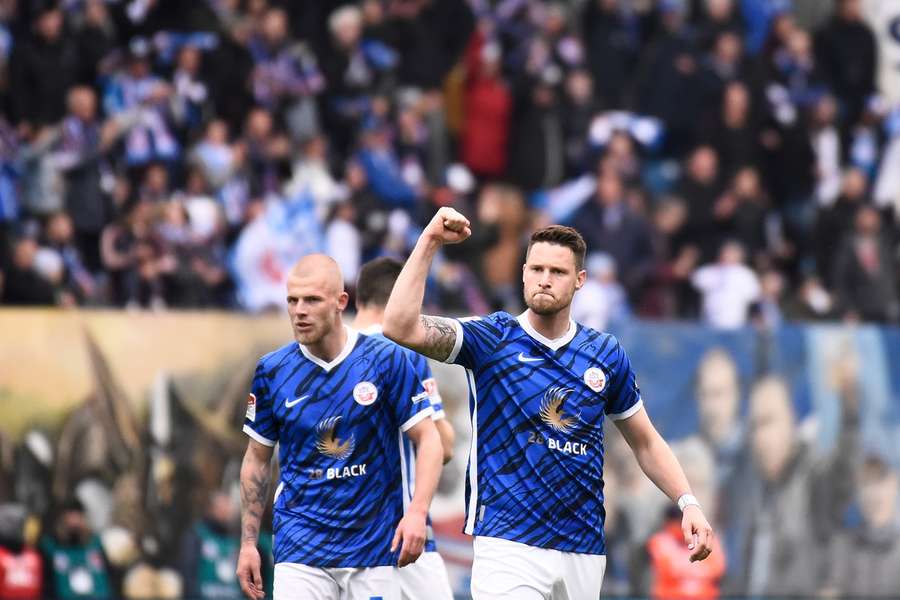Hansa Rostock feiert den dritten Sieg in Folge